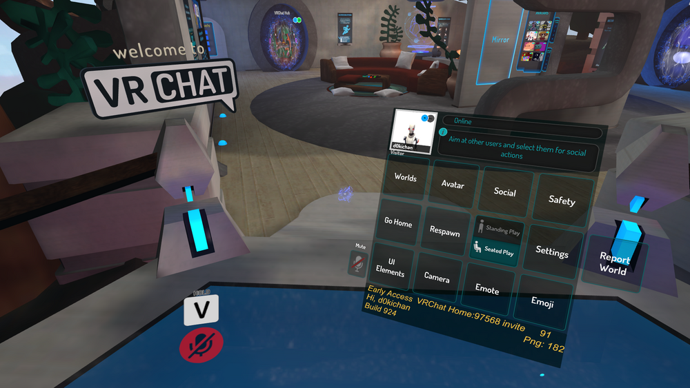 Screen full vr chat game keeps